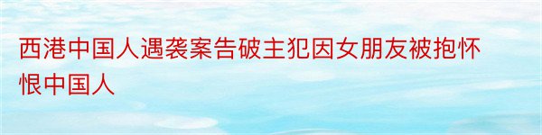 西港中国人遇袭案告破主犯因女朋友被抱怀恨中国人